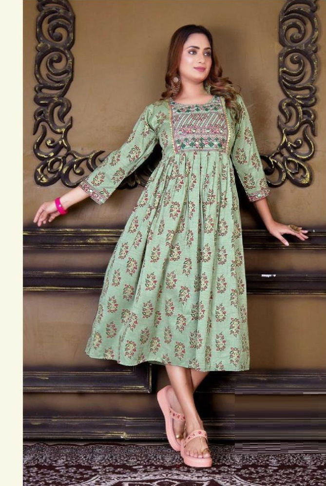 Trendy Taahira 2 Fancy Wear Wholesale Anarkali Kurti Collection